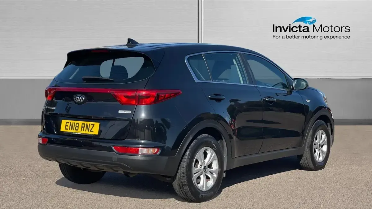 Used Kia Sportage 114 HP (83 kW) 2018 Black SUV