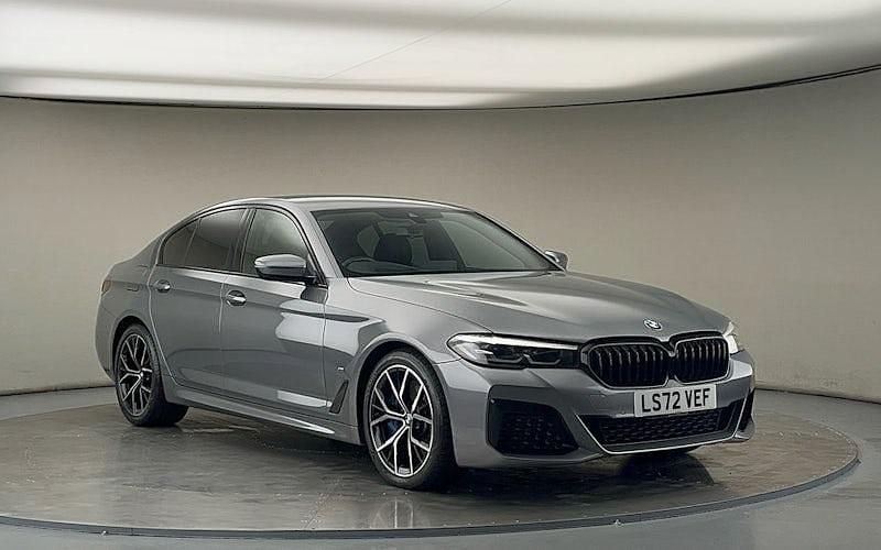 Skyscraper grey Used 2022 BMW 530 M Sport Sedan | £32,400 (Fair price) - Image 1/4