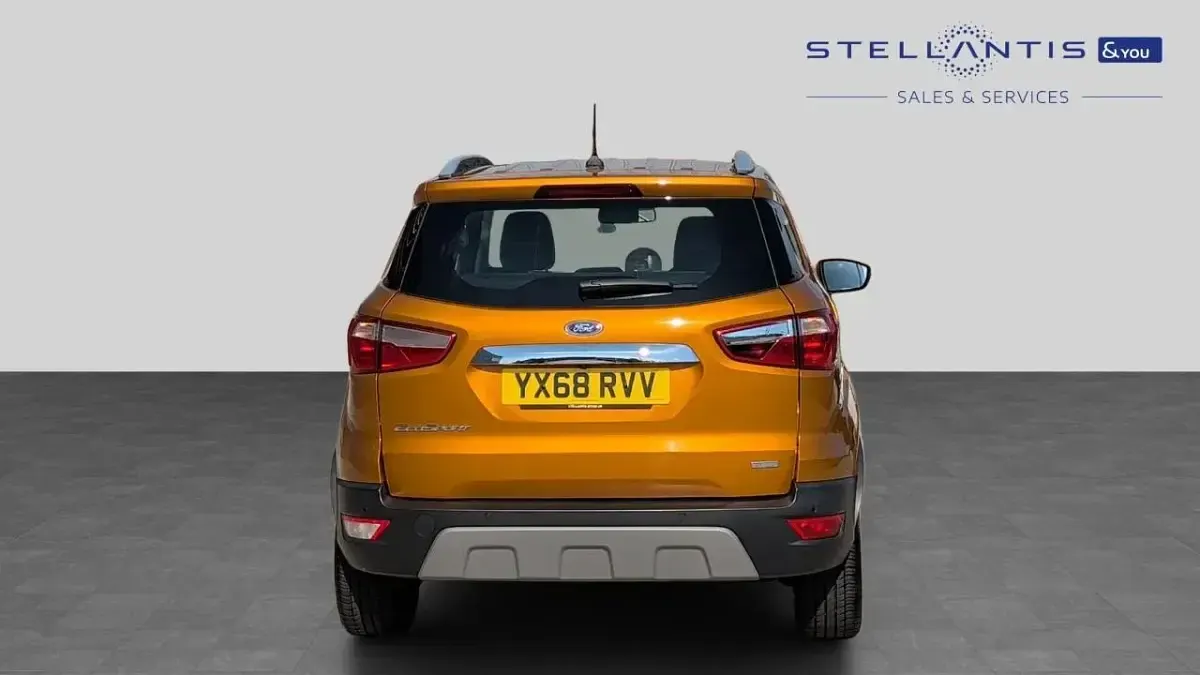 Used Ford Ecosport Titanium 123 HP (90 kW) 2018 Orange SUV