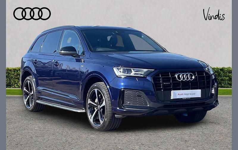 Used Audi Q7 Black Edition 281 HP (206 kW) 2023 Blue SUV