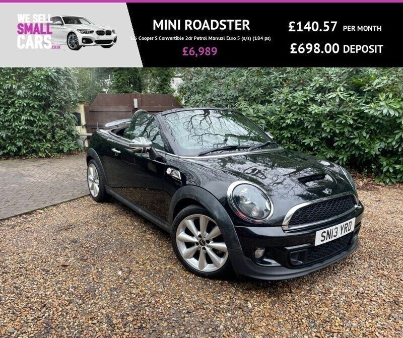 Black Used 2013 Mini Cooper S Cabriolet Cabriolet | £6,989 (Fair price) - Image 1/4