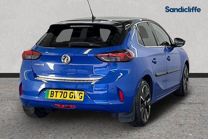 Used Vauxhall Corsa-e Elite 100 kW (136 HP) 2020 Blue Hatchback