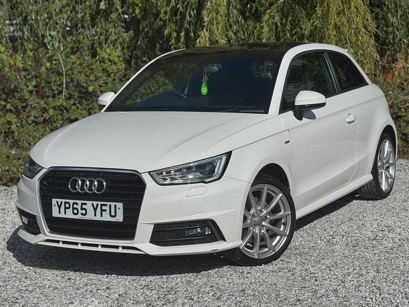 Used Audi A1 S-Line 125 HP (91 kW) 2015 White Hatchback