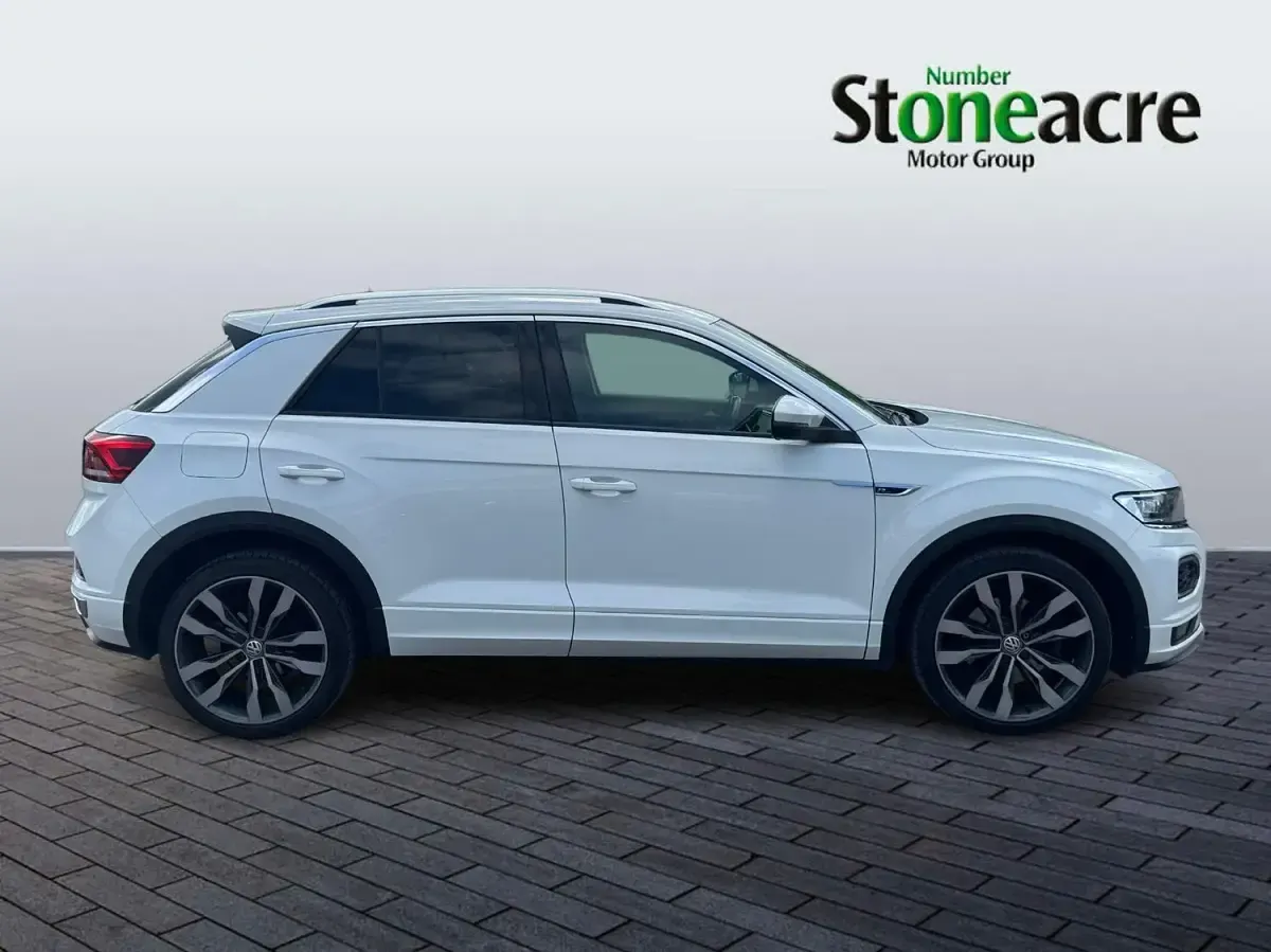 Used VW T-Roc R-line 150 HP (110 kW) 2020 White SUV