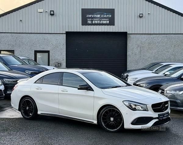 Used Mercedes CLA220 AMG line 2017 White Sedan