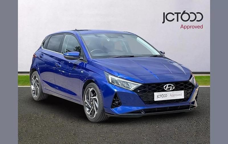 Blue Used 2021 Hyundai i20 Premium Hatchback | £14,217 (Fair price) - Image 1/4