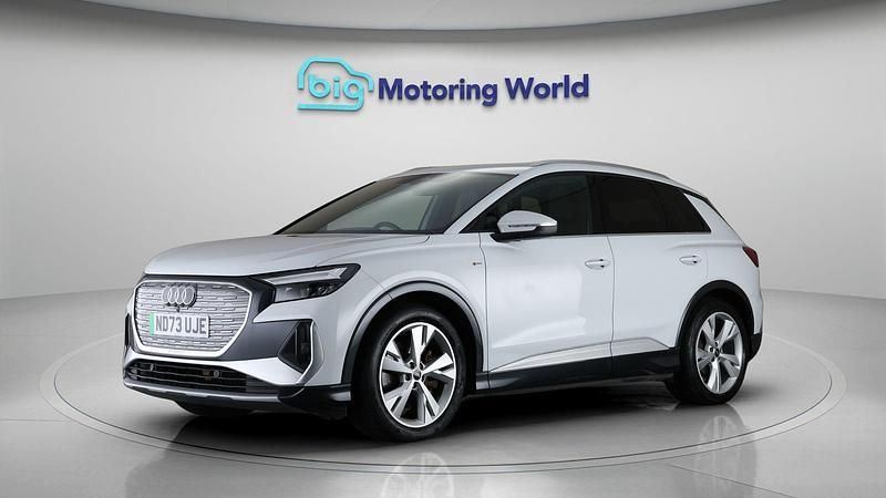 Used Audi Q4 e-tron S-Line 150 kW (204 HP) 2023 White SUV