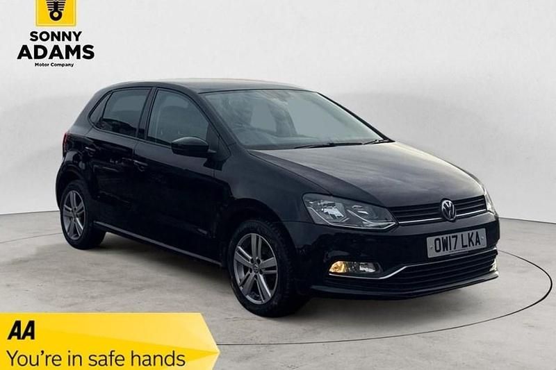 Used VW Polo Edition 90 HP (66 kW) 2017 Black Hatchback