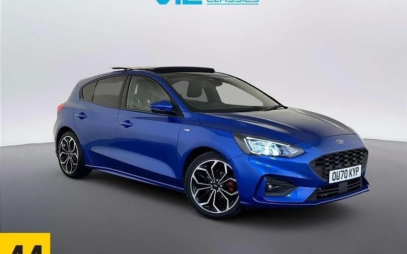 Used Ford Focus ST-Line X 125 HP (91 kW) 2020 Blue Hatchback