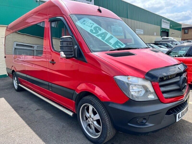 Red Used 2008 Mercedes Sprinter Van | £12,995 - Image 1/4
