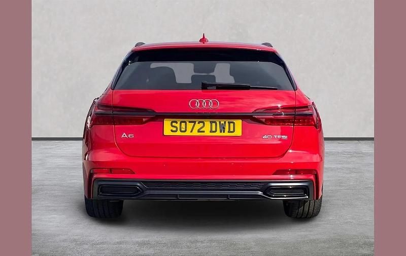 Used Audi A6 Black Edition 204 HP (150 kW) 2023 Red Estate