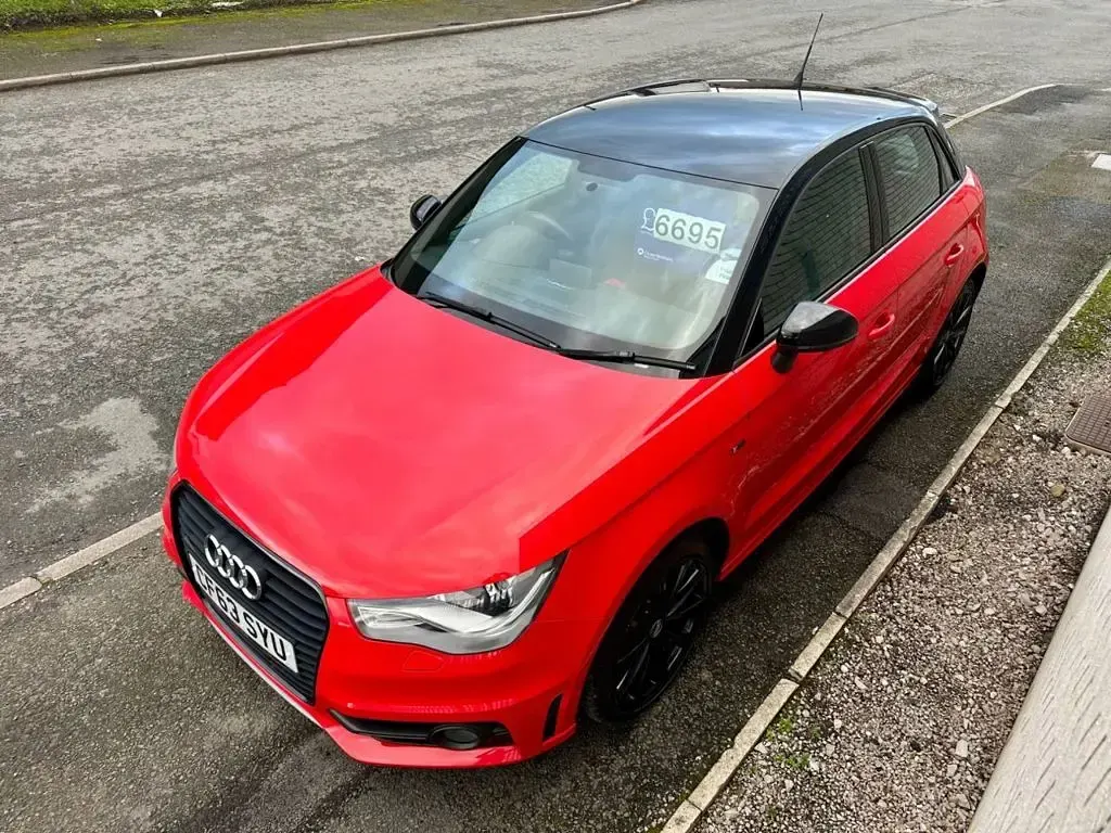 Used Audi A1 Sportback S-Line 122 HP (89 kW) 2014 Red Hatchback