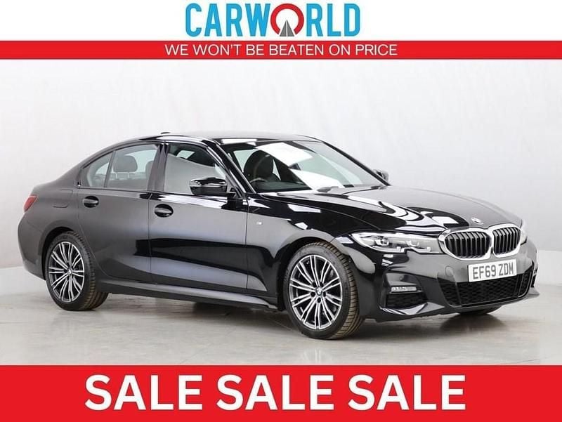Black Used 2020 BMW 320 M Sport Sedan | £17,652 (Fair price) - Image 1/3
