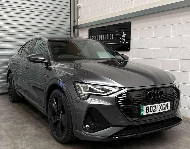 Grey Used 2021 Audi e-tron Sportback S-Line SUV | £17,491 (Super price) - Image 1/4