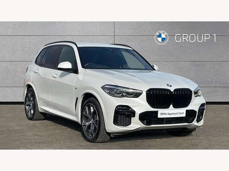 White Used 2022 BMW X5 M Sport SUV | £44,793 (Fair price) - Image 1/4