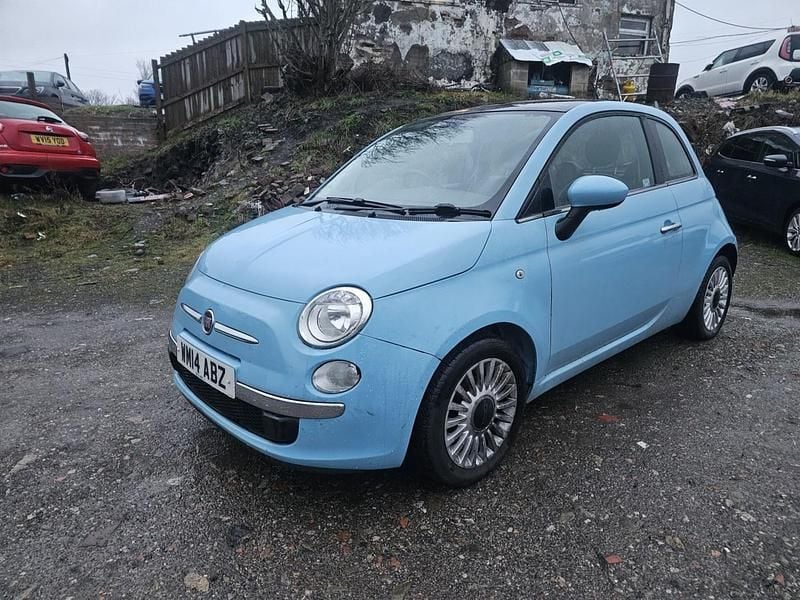 Używany Fiat 500 Lounge 69 KM (50 kW) 2014 Niebieski Hatchback