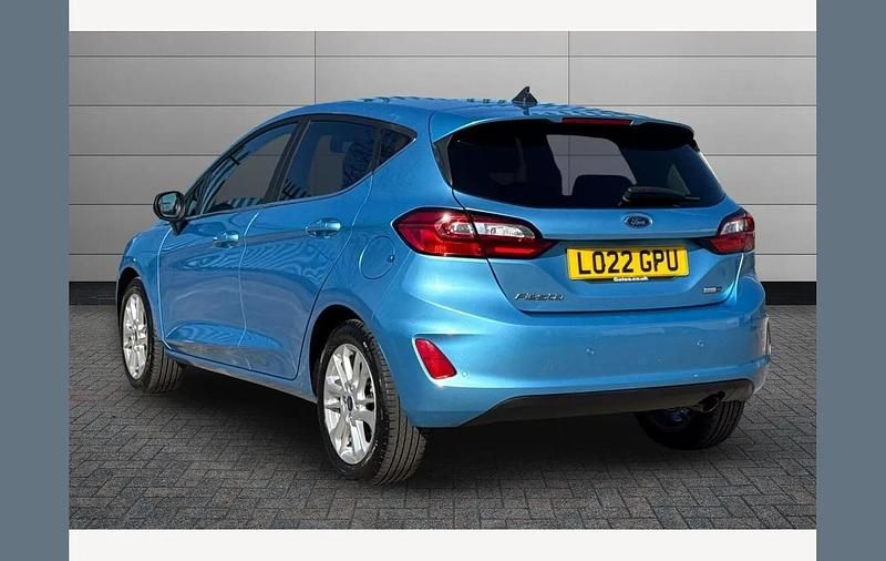 Used Ford Fiesta Titanium 125 HP (91 kW) 2022 Blue Hatchback