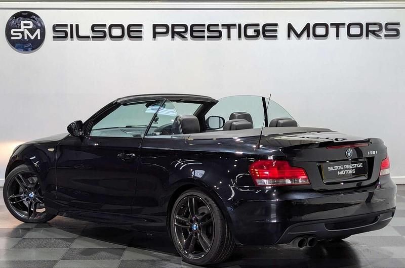 Used BMW 135 Cabriolet M Sport 2010 Black Cabriolet