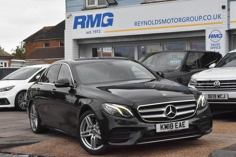 Black Used 2018 Mercedes E350 AMG line Sedan | £14,990 (Good price) - Image 1/3
