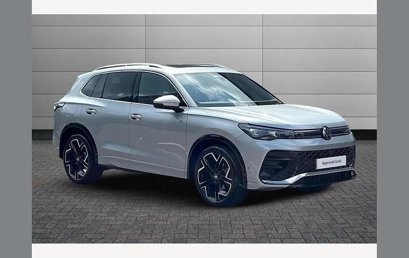 Silver Used 2025 VW Tiguan R-line SUV | £34,990 (A bit pricey) - Image 1/3