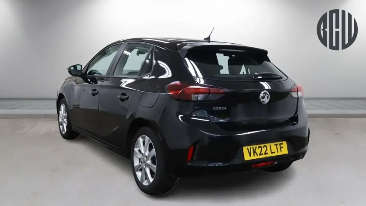 Used Vauxhall Corsa Edition 75 HP (55 kW) 2022 Black Hatchback