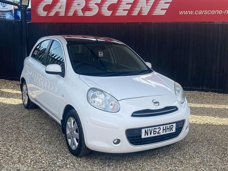 White Used 2012 Nissan Micra S Hatchback | £3,199 (Fair price) - Image 1/4