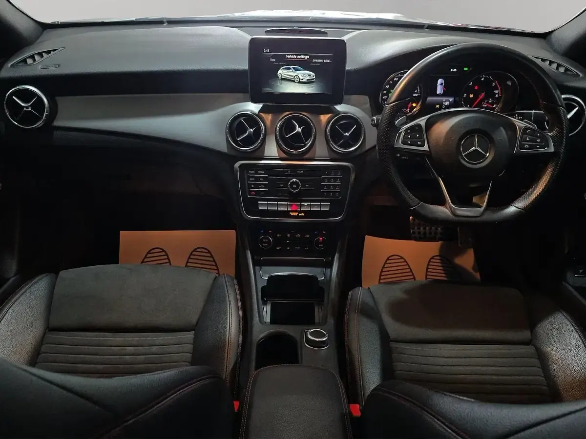Used Mercedes CLA220 Shooting Brake AMG line 177 HP (130 kW) 2017 Blue Estate
