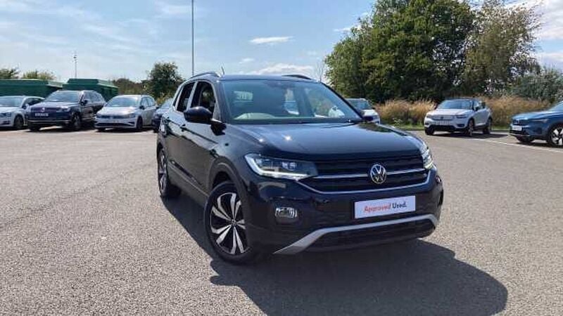 Black Used 2022 VW T-Cross Black Edition SUV | £16,995 (Expensive) - Image 1/4