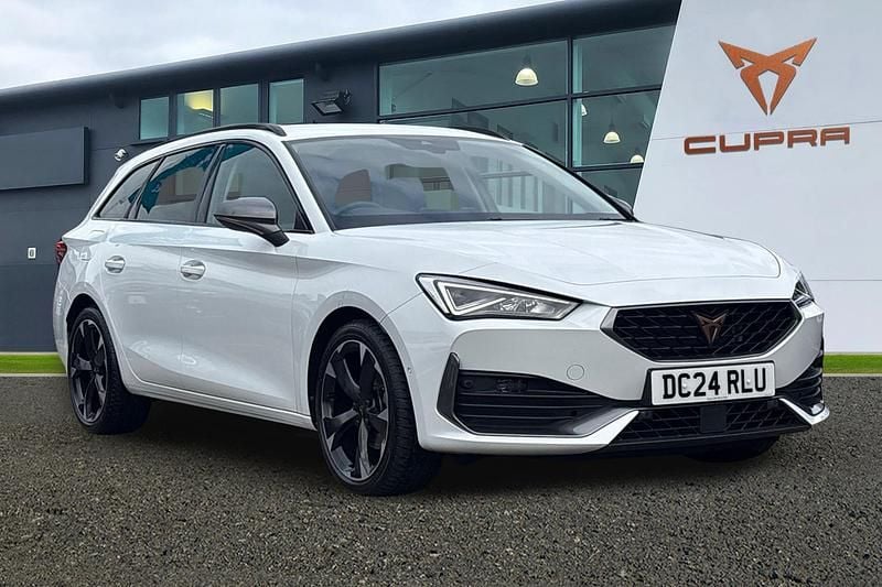 Used Cupra Leon 150 HP (110 kW) 2023 Glacial white Estate