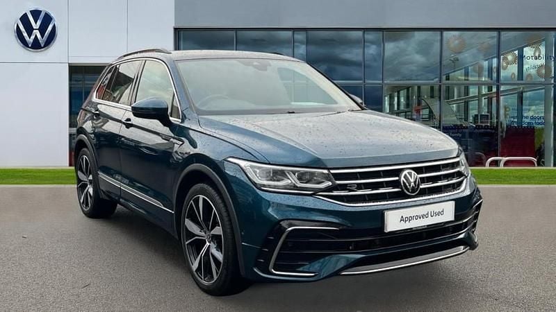 Used VW Tiguan R-line 150 HP (110 kW) 2021 Blue SUV