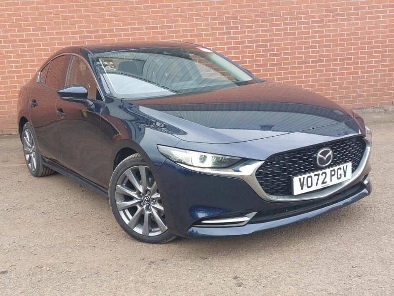 Blue Used 2022 Mazda 3 Inclusive Sedan | £18,998 (A bit pricey) - Image 1/4
