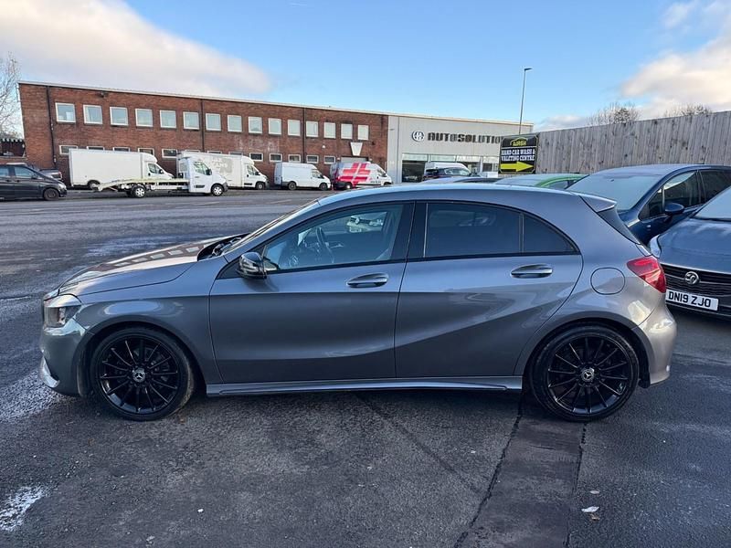 Used Mercedes A200 AMG line 136 HP (100 kW) 2017 Grey Hatchback