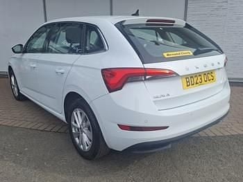 Used Skoda Scala SE Technology 110 HP (80 kW) 2023 White Hatchback