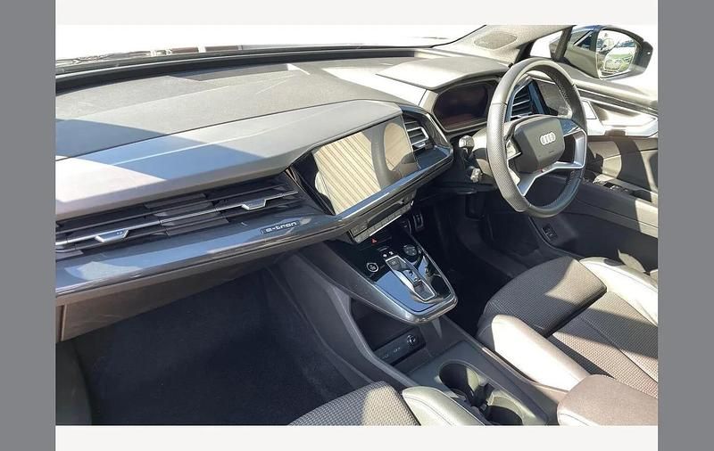 Used Audi Q4 e-tron S-Line 219 kW (299 HP) 2022 Navarra blue SUV