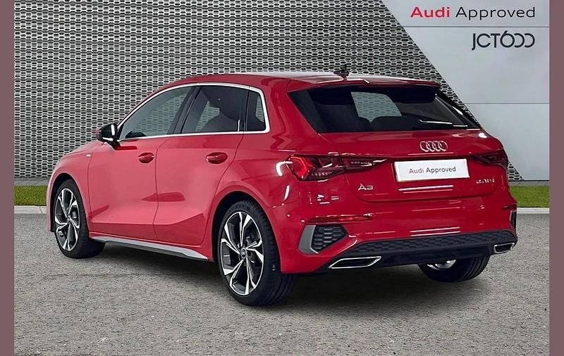 Used Audi A3 S-Line 147 HP (108 kW) 2024 Red Hatchback