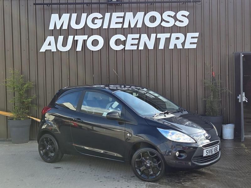 Used Ford Ka Zetec 69 HP (50 kW) 2016 Black Hatchback