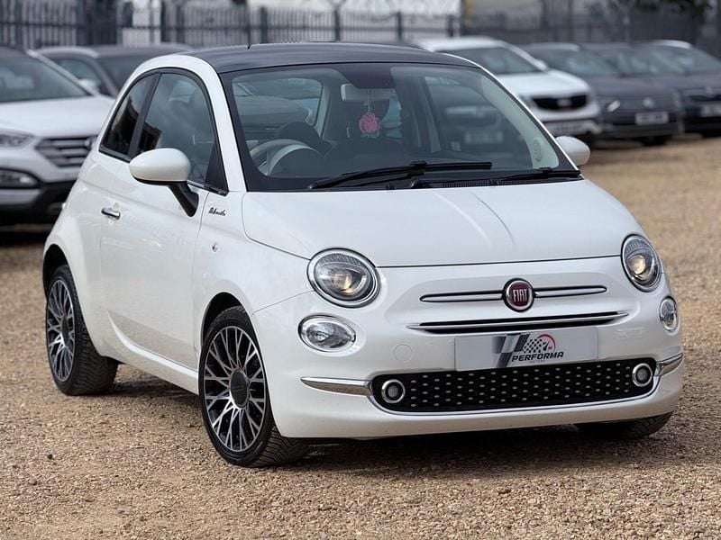 White Used 2021 Fiat 500 Dolcevita Hatchback | £6,790 (Good price) - Image 1/4