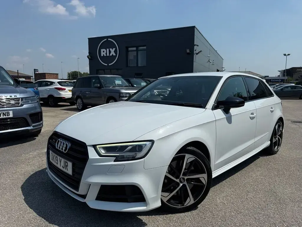 Used Audi S3 Sportback Black Edition 2019 White Hatchback