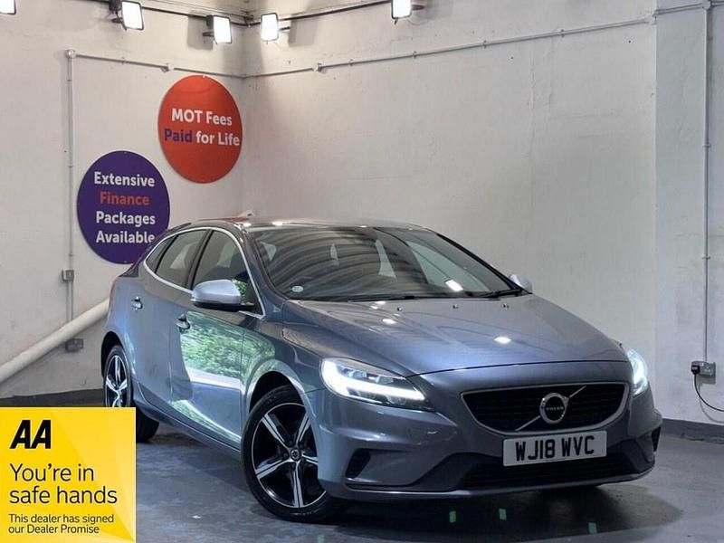 Grey Used 2018 Volvo V40 R-Design Estate | £11,699 (Fair price) - Image 1/2