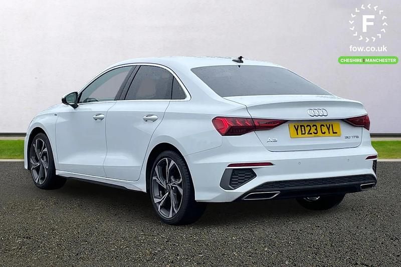 Used Audi A3 S-Line 110 HP (80 kW) 2023 White Sedan