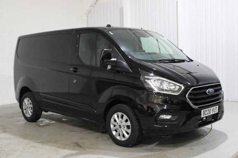 Black Used 2020 Ford Transit Custom Limited Van | £16,750 (Fair price) - Image 1/4