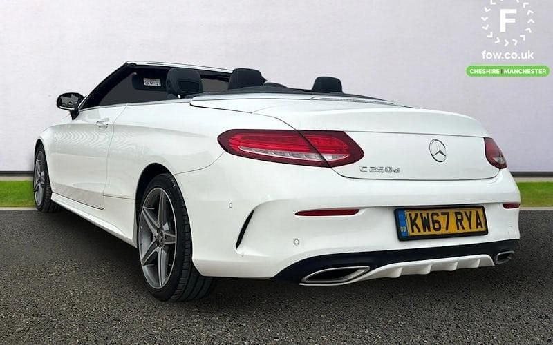Used Mercedes C250 Active 204 HP (150 kW) 2018 White Cabriolet