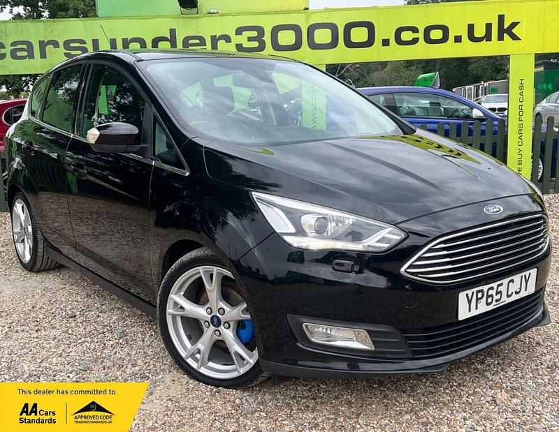 Black Used 2015 Ford C-MAX Titanium X MPV | £5,500 (Fair price) - Image 1/4
