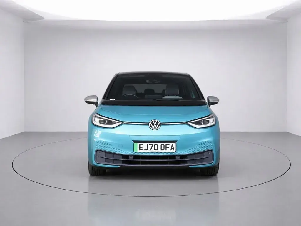 Used VW ID.3 Pro Performance 150 kW (204 HP) 2020 Blue Hatchback