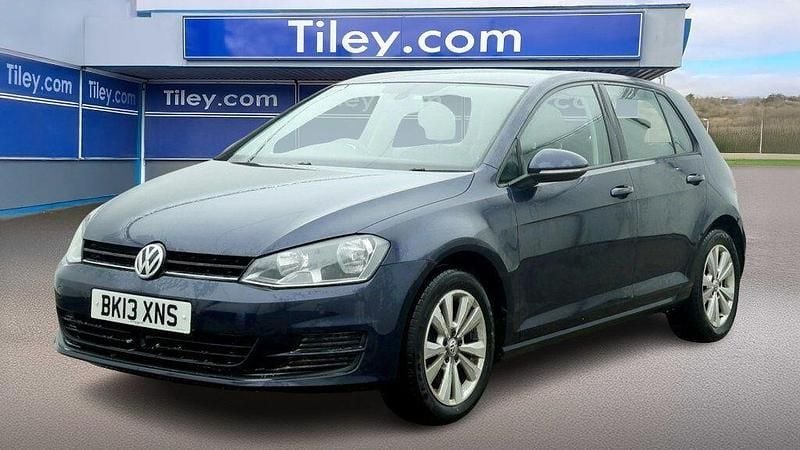 Used VW Golf VII SE 122 HP (89 kW) 2013 Blue Hatchback