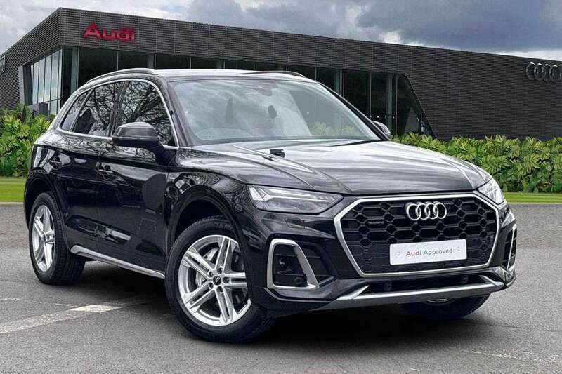 Black Used 2021 Audi Q5 S-Line SUV | £29,799 (Fair price) - Image 1/4