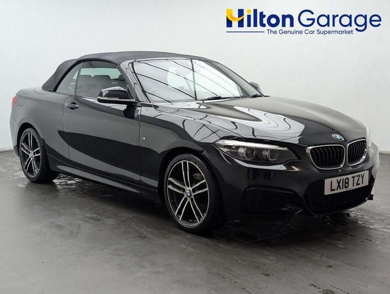 Used BMW 218 M Sport 136 HP (100 kW) 2018 Black Cabriolet