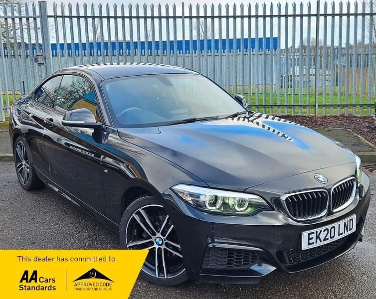 Black Used 2020 BMW 218 M Sport Coupe | £14,695 (Good price) - Image 1/4