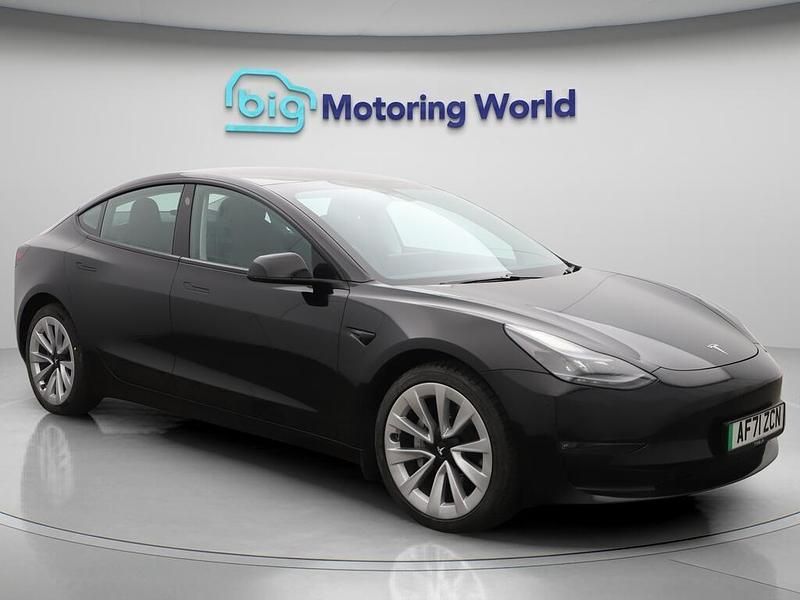 Black Used 2021 Tesla Model 3 Long Range AWD Sedan | £21,600 (Fair price) - Image 1/4