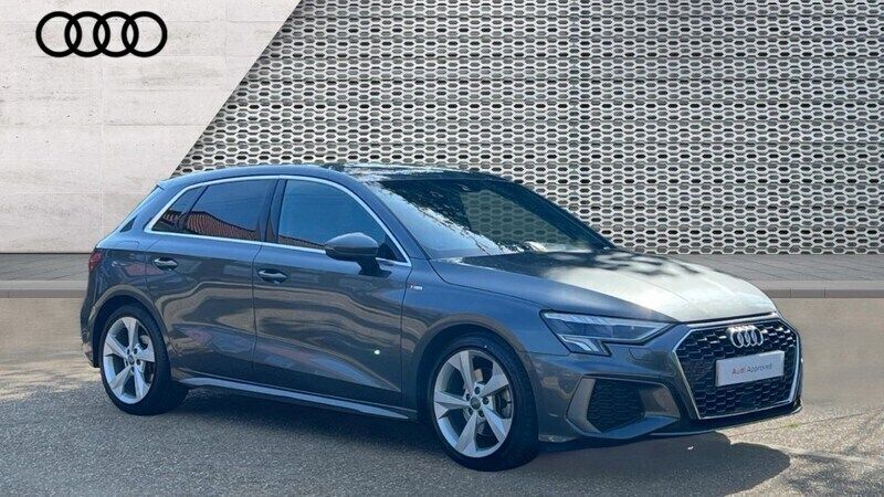 Grey Used 2020 Audi A3 S-Line Hatchback | £22,639 (A bit pricey) - Image 1/4